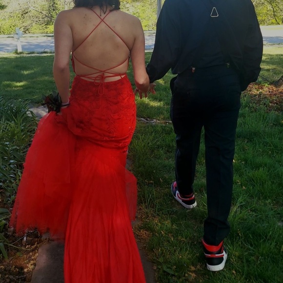 Long red Berlinnova dress - Picture 7 of 7